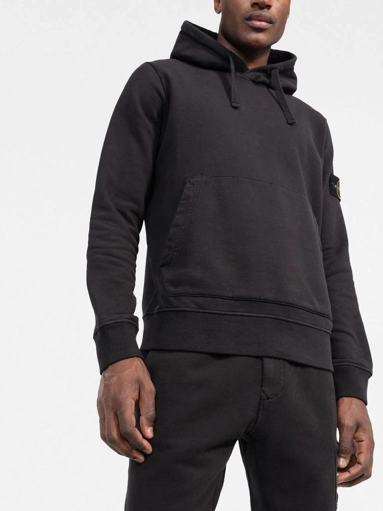 商品Stone Island|STONE ISLAND MEN LOGO PATCH BASIC HOODIE,价格¥3618,第1张图片