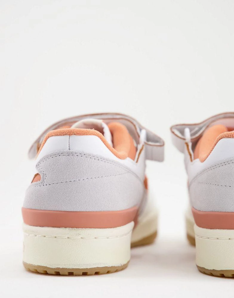商品Adidas|adidas Originals Forum 84 Low trainers in white and orange,价格¥664,第4张图片详细描述