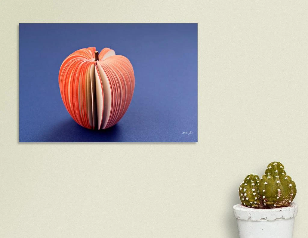 商品Curioos|Fake Apple From Paper On The Purple Violet Background,价格¥480,第2张图片详细描述