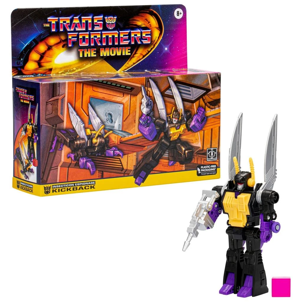 商品Hasbro Transformers Toys Retro G1 Kickback Converting Action Figure (5.5"),价格¥346,第1张图片