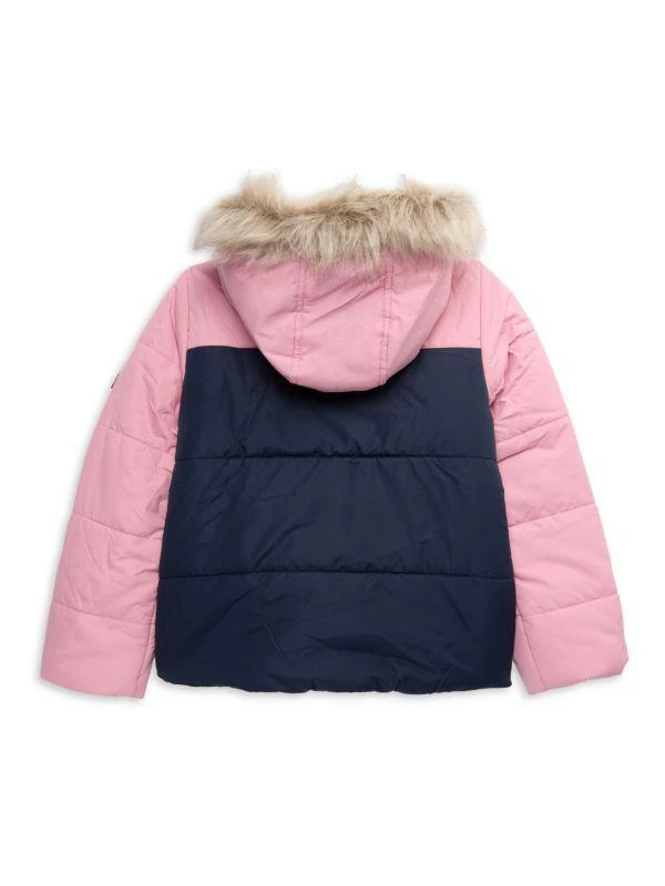 商品Tommy Hilfiger|Little Girl's The Expedition Faux Fur Puffer Jacket,价格¥569,第2张图片详细描述