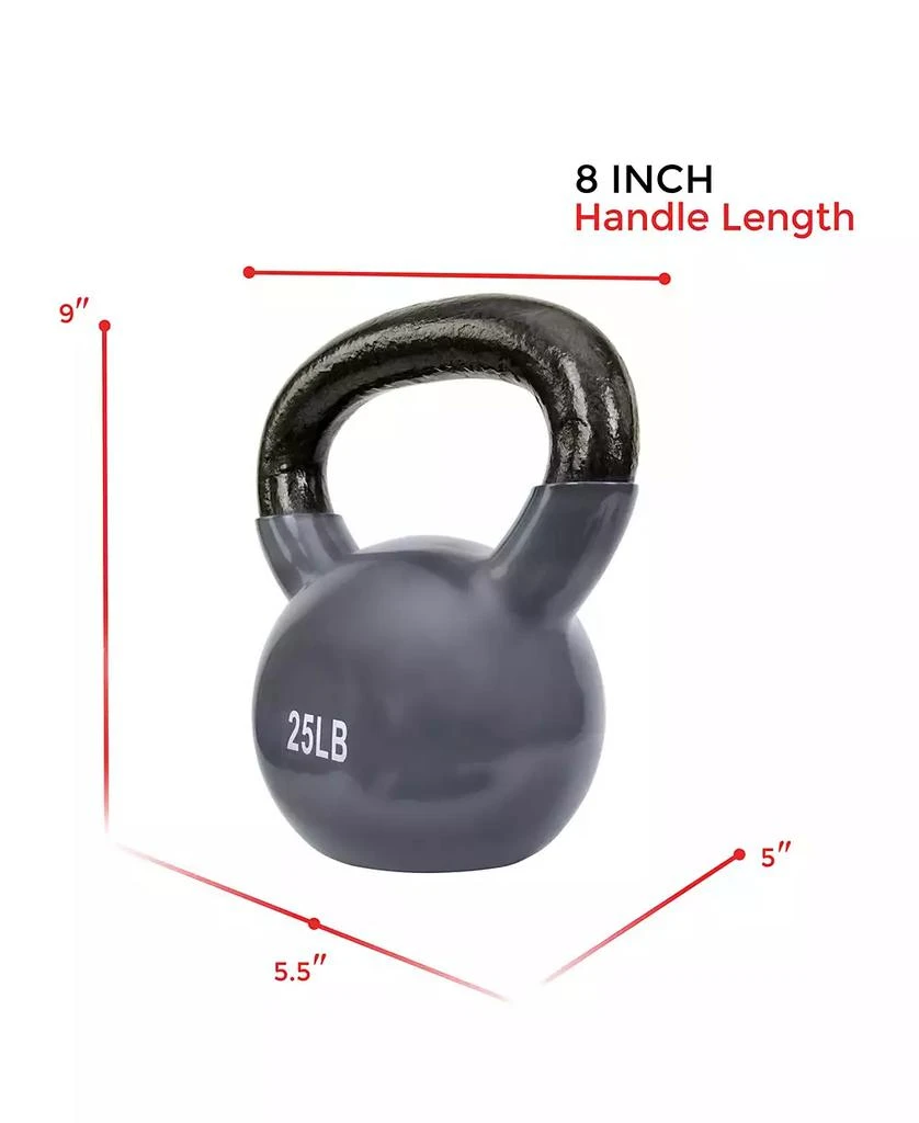 Sunny Health and Fitness Vinyl Coated Kettle Bell, 25 lbs 商品