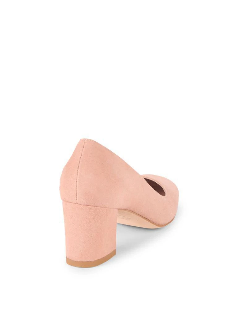 商品Stuart Weitzman|Marymid 麂皮小粗跟,价格¥2958,第2张图片详细描述