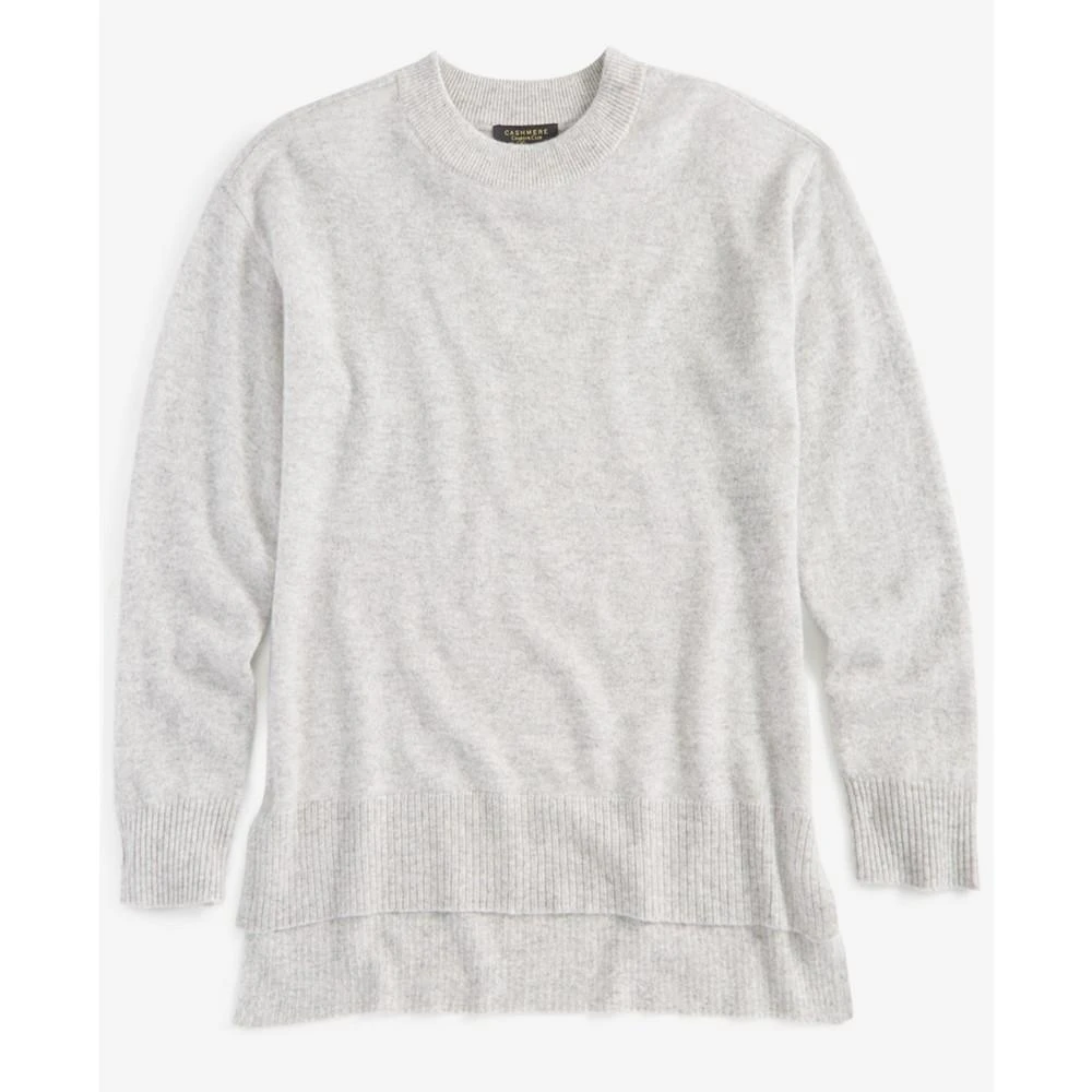 Women's 100% Cashmere Crewneck Drop-Hem Sweater, Created for Macy's 商品
