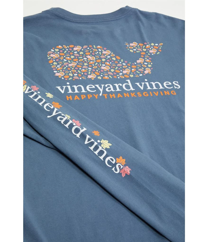商品Vineyard Vines|Long Sleeve Thanksgiving Pocket T-Shirt (Toddler/Little Kids/Big Kids),价格¥213,第2张图片详细描述