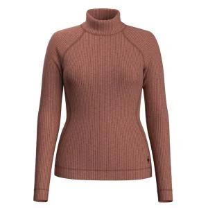 商品SmartWool|Smartwool - Womens Thermal Merino Rib Turtleneck - XL Lead Heather,价格¥886,第1张图片详细描述