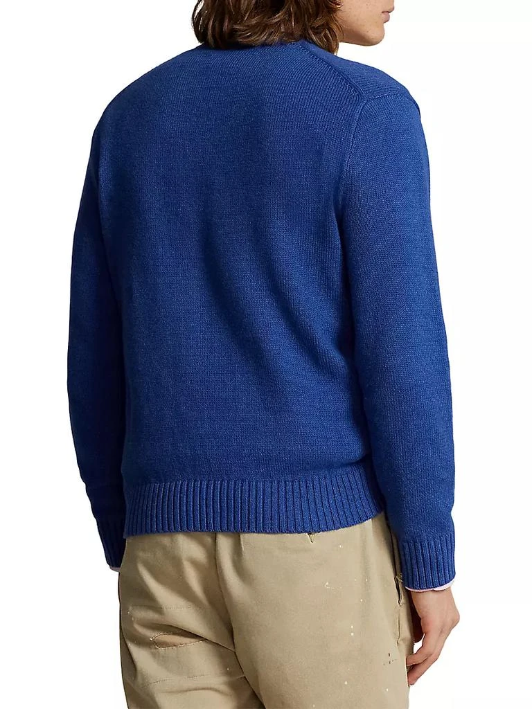 商品Ralph Lauren|Bear Cotton Crewneck Sweater,价格¥2930,第4张图片详细描述