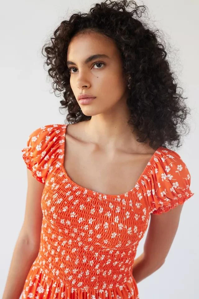 商品Urban Outfitters|UO Tessie Puff Sleeve Midi Dress,价格¥263,第3张图片详细描述