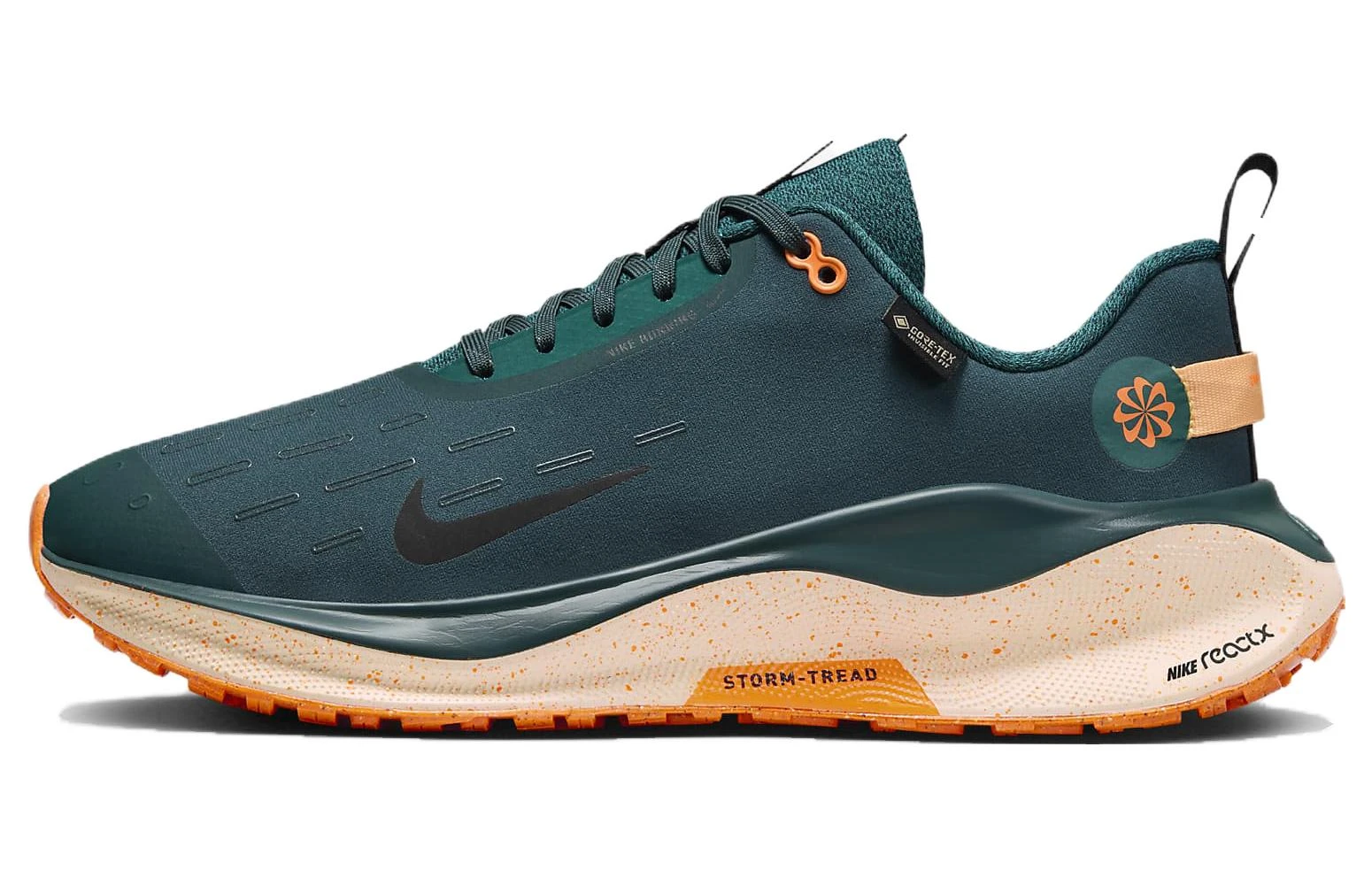 商品[国内直发] NIKE|React Infinity Run Flyknit 4 GTX 舒适百搭 低帮 休闲跑步鞋 男款 绿色,价格¥623,第1张图片