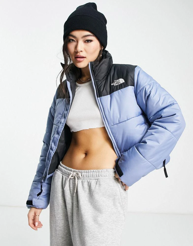 商品The North Face|The North Face Saikuru cropped jacket in blue Exclusive at ASOS,价格¥1137,第1张图片