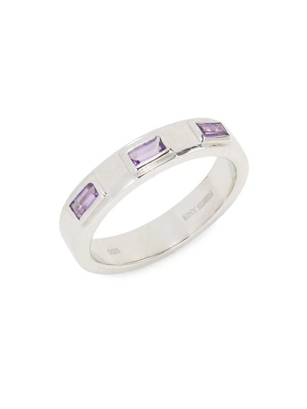 商品Effy ENY|Sterling Silver & Amethyst Studded Ring,价格¥532,第1张图片