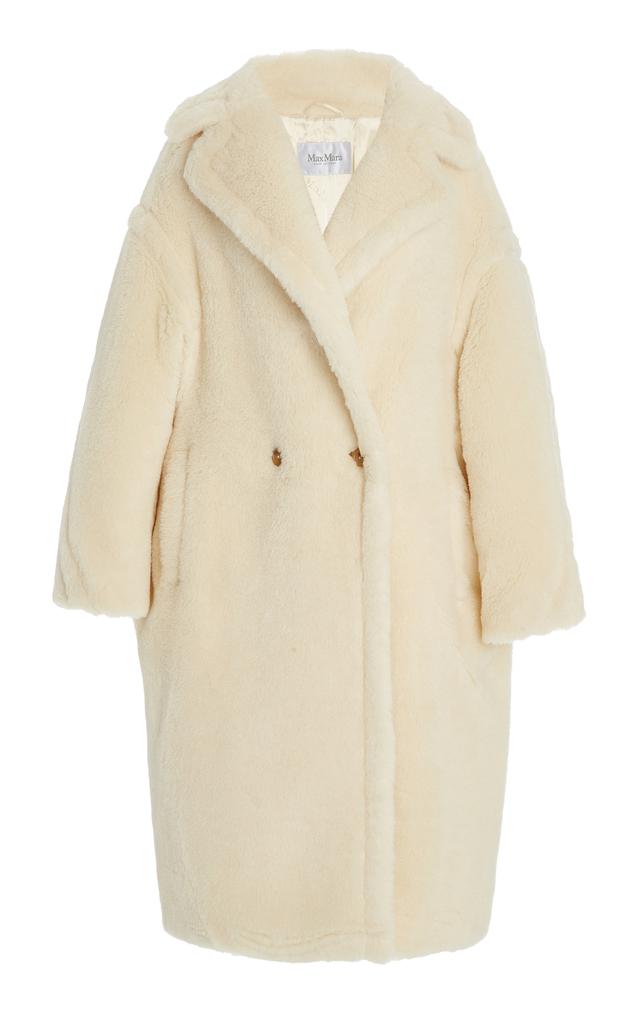 Max Mara - Women's Oversized Alpaca-Blend Teddy Coat - White - S - Moda Operandi商品第1张图片规格展示
