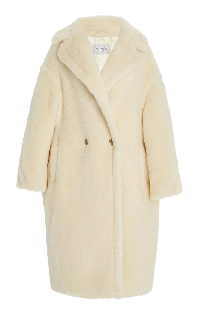 商品Max Mara|Max Mara - Women's Oversized Alpaca-Blend Teddy Coat - White - S - Moda Operandi,价格¥16931,第1张图片