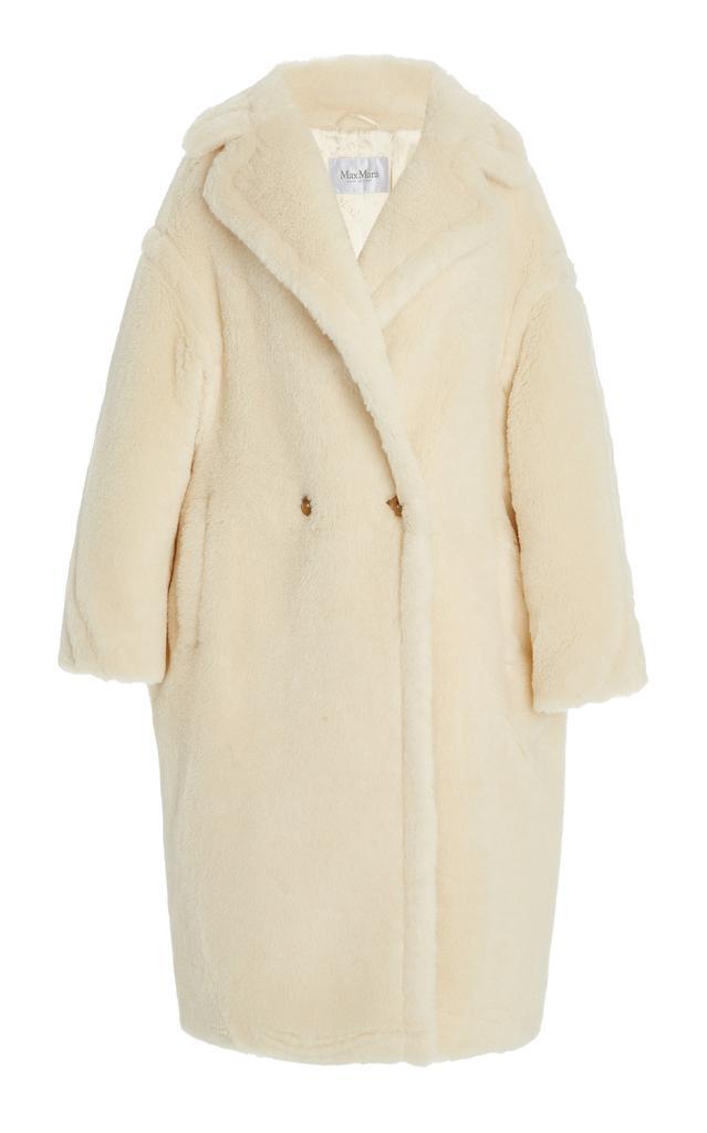 商品Max Mara|Max Mara - Women's Oversized Alpaca-Blend Teddy Coat - White - S - Moda Operandi,价格¥29579,第1张图片