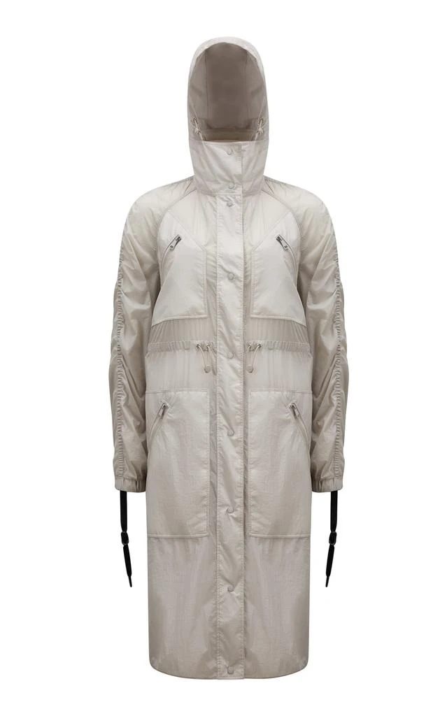 商品Moncler|Moncler - Potet Long Nylon Parka - Grey - 1 - Moda Operandi,价格¥12390,第1张图片