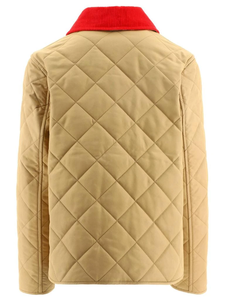 商品Burberry|Burberry Kids Corduroy Collar Diamond Quilted Jacket,价格¥2124,第2张图片详细描述