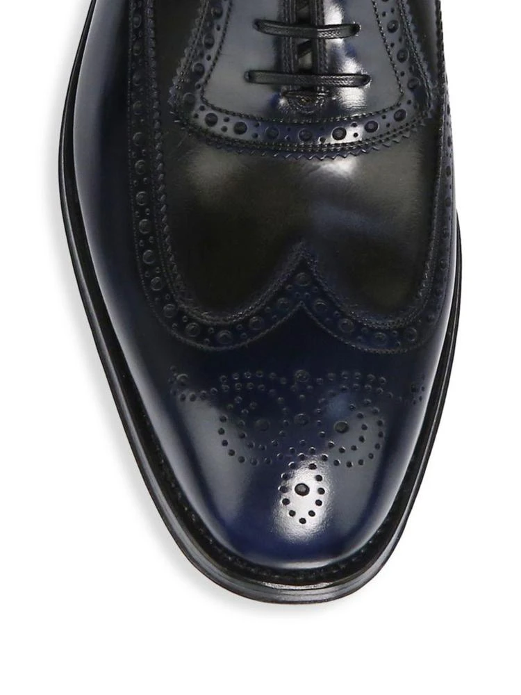 商品Salvatore Ferragamo|Domenico Medallion Wingtips,价格¥7194,第3张图片详细描述