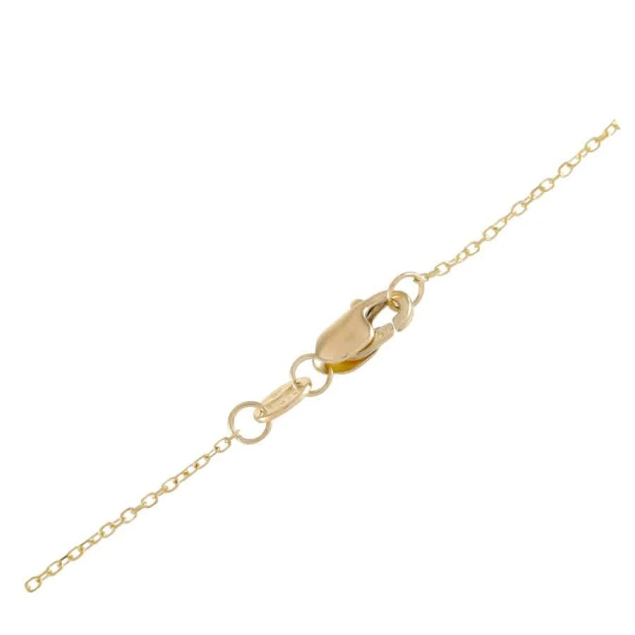 商品LB Exclusive|14K Yellow Gold 0.10ct Diamond Bar Necklace,价格¥2317,第3张图片详细描述