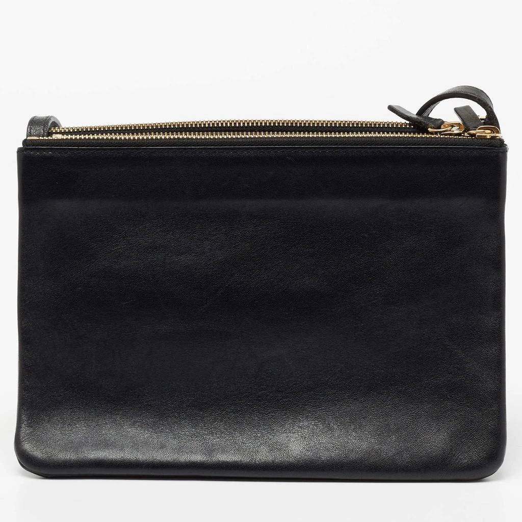 商品[二手商品] Celine|Celine Black Leather Large Trio Crossbody Bag,价格¥4944,第4张图片详细描述