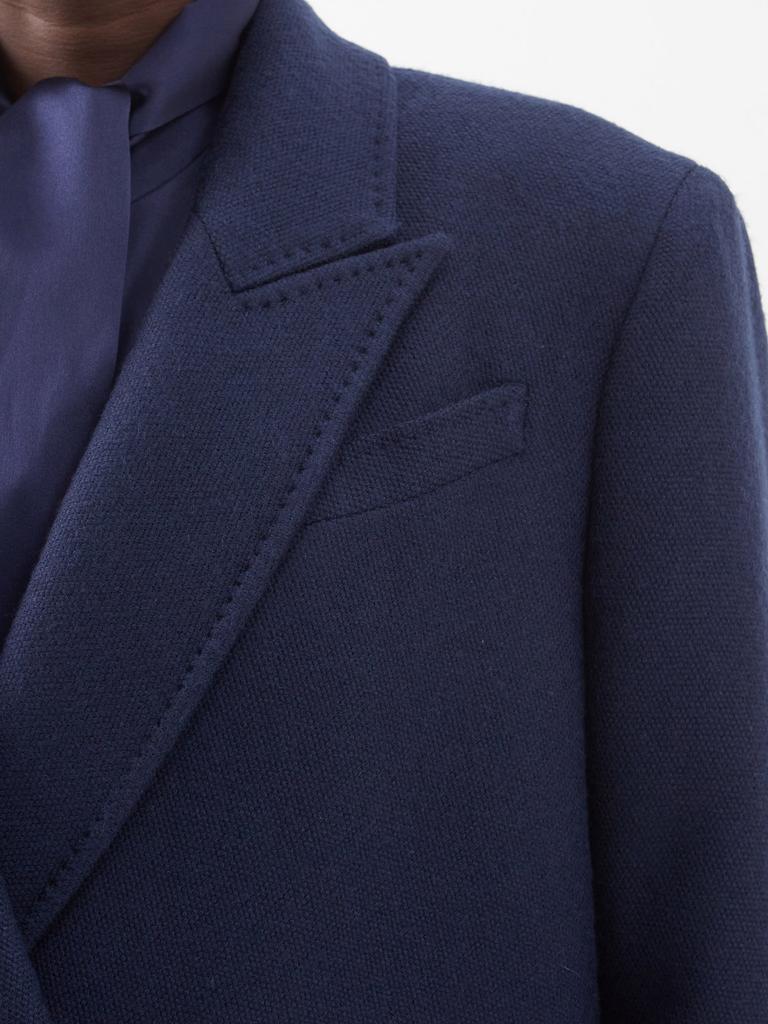 Reed double-breasted virgin wool coat商品第3张图片规格展示