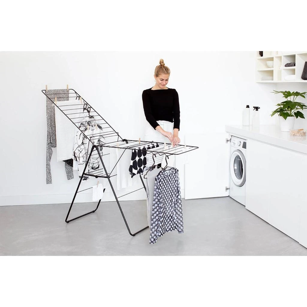 Brabantia HangOn Drying Rack - 25m - Matt Black 商品