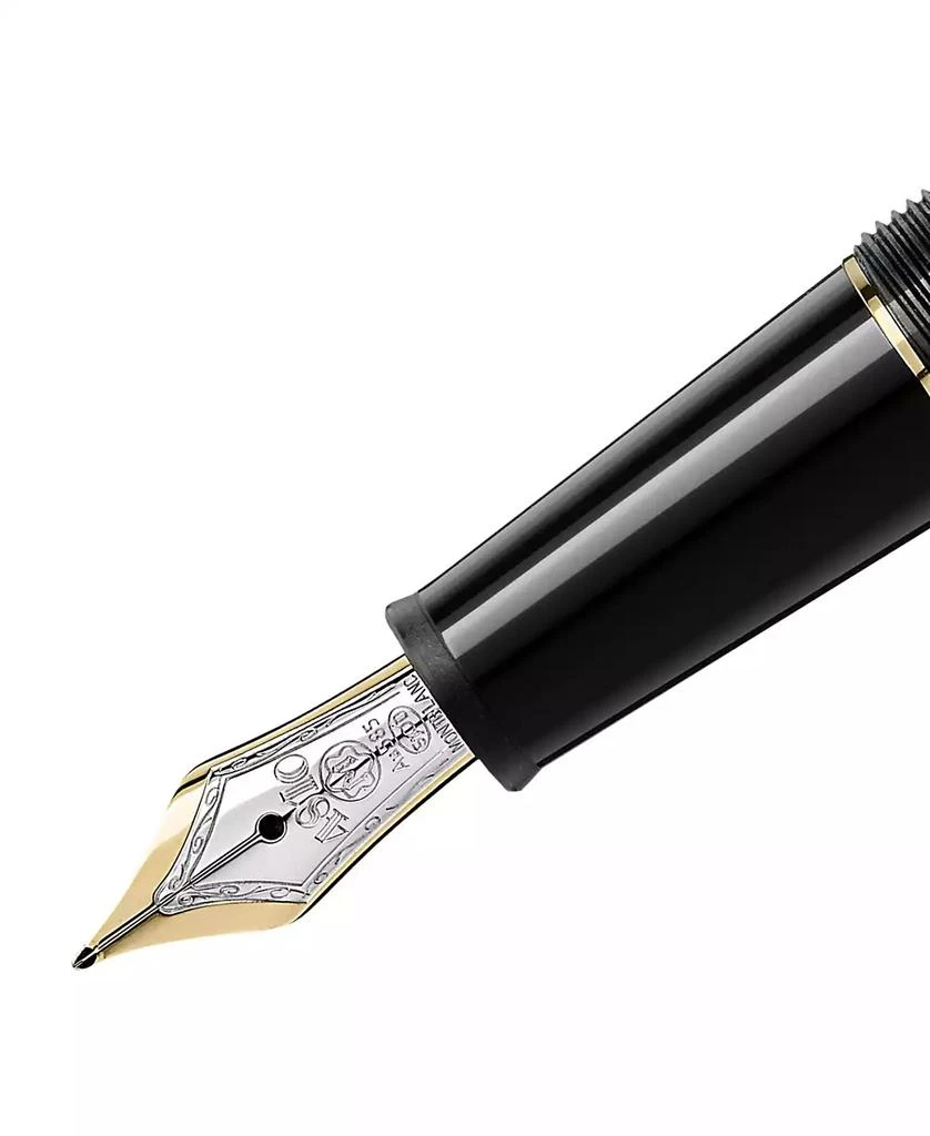商品MontBlanc|Meisterstück Classique Black Resin & Gold-Coated Fountain Pen,价格¥5050,第2张图片详细描述
