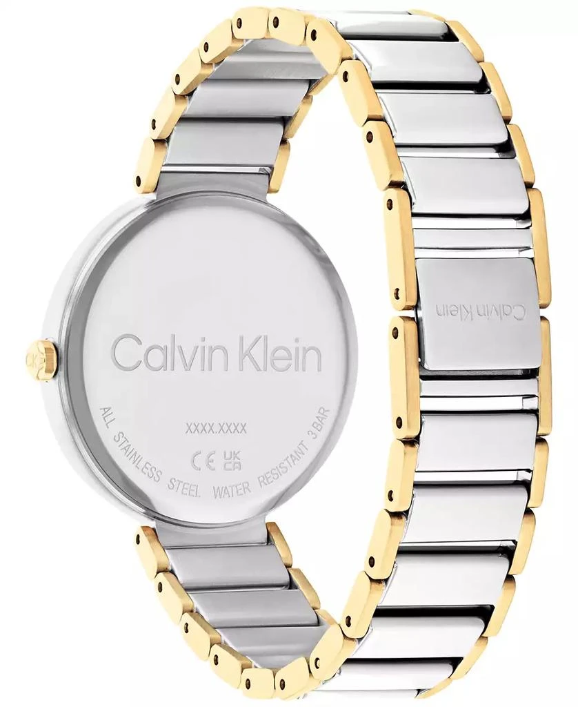 商品Calvin Klein|Two-Tone Stainless Steel Bracelet Watch 36mm,价格¥1271,第3张图片详细描述