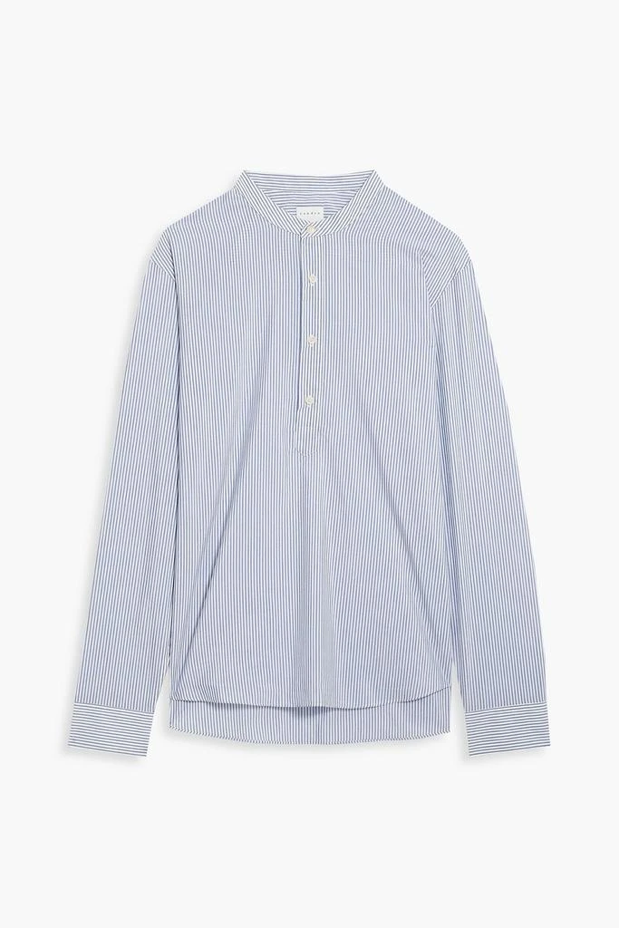 商品Sandro|Striped cotton-blend shirt,价格¥829,第1张图片