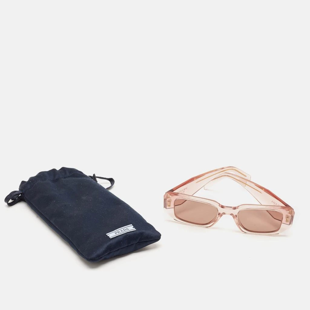 商品[二手商品] Prada|Prada Old Rose SPR 17W Symbole Rectangle Sunglasses,价格¥1352,第4张图片详细描述