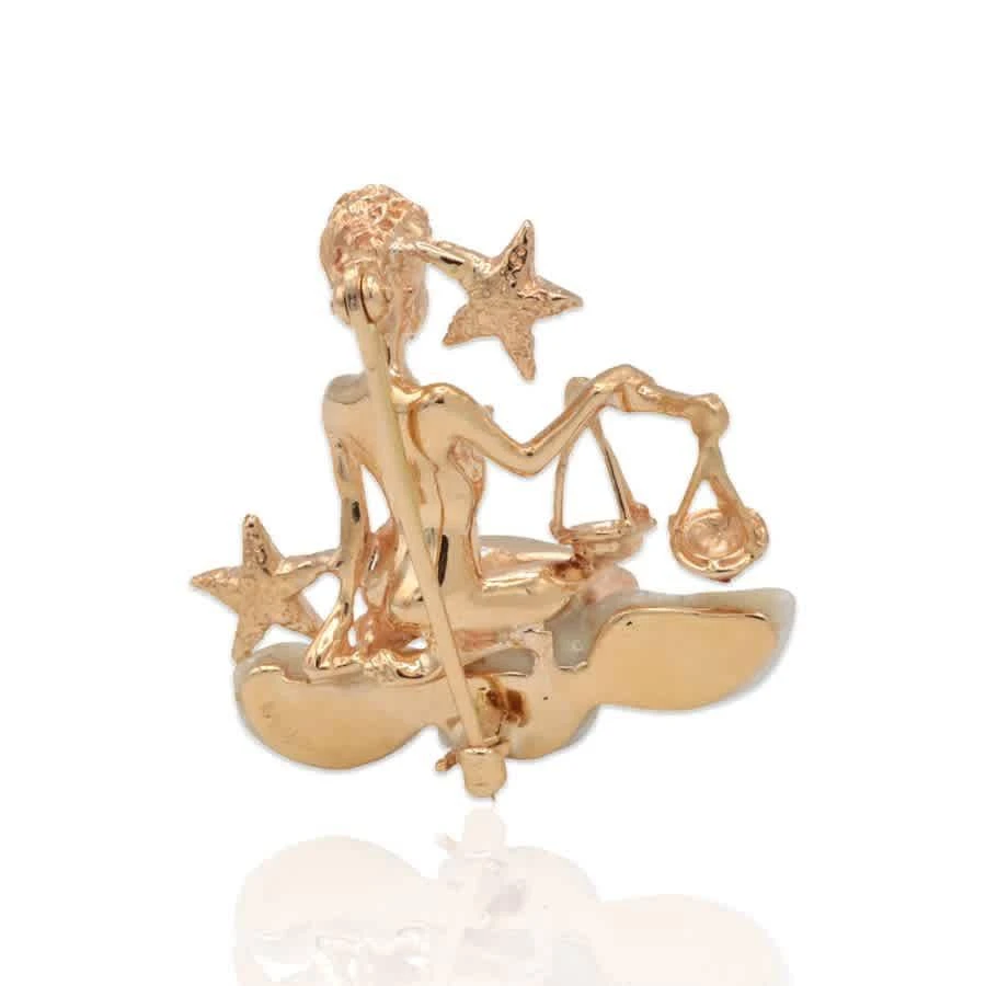 商品Estate Jewelry|Estate Jewelry 14K Yellow Gold Pearl Sapphire Brooch,价格¥21348,第2张图片详细描述