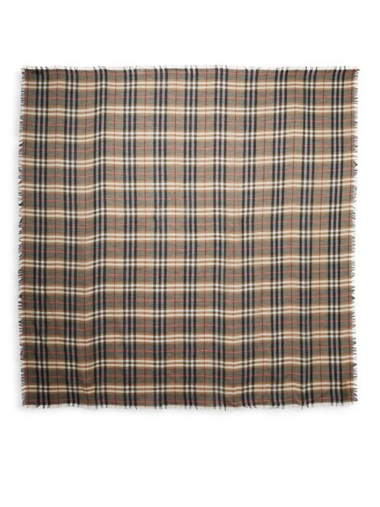 商品Burberry|Castleford Check Blanket Scarf,价格¥2212,第2张图片详细描述