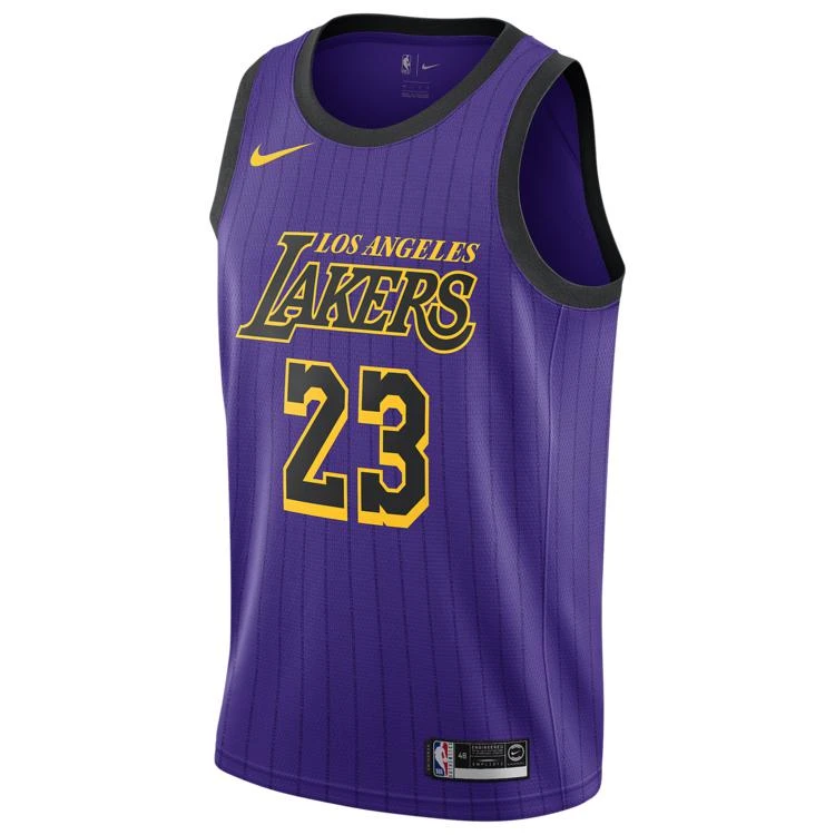 商品NIKE|Nike NBA City Edition Swingman Jersey - Men's球衣,价格¥820,第4张图片详细描述