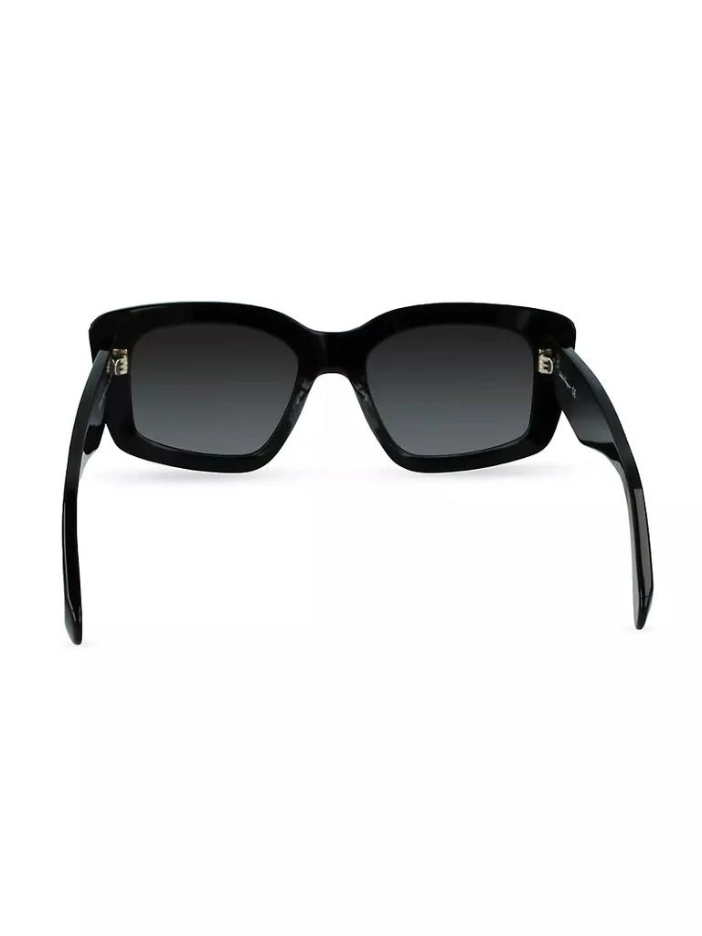 商品Salvatore Ferragamo|Gancini 52MM Modified Rectangle Sunglasses,价格¥2485,第5张图片详细描述