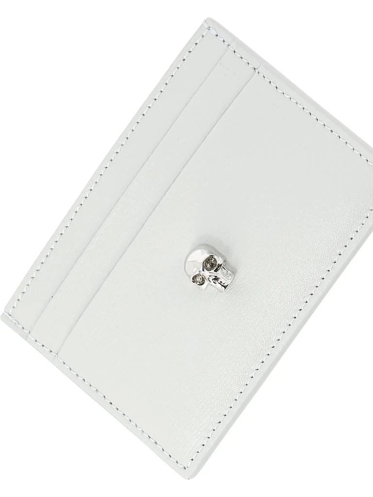 商品Alexander McQueen|Skull Wallets & Card Holders Grey,价格¥1087,第4张图片详细描述