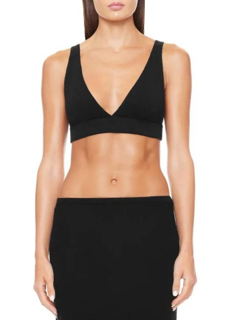商品Eterne|Willa Cashmere Bra In Black,价格¥1360,第1张图片