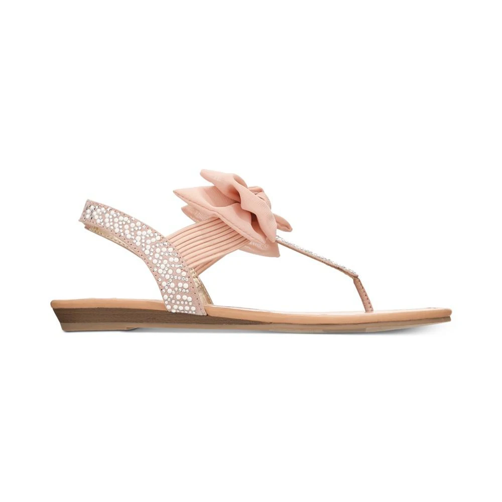 商品Material Girl|Swan Flat Thong Sandals, Created for Macy's,价格¥185,第2张图片详细描述