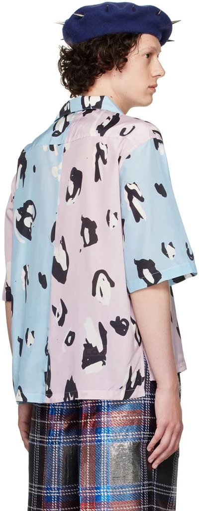 商品Charles Jeffrey Loverboy|Blue & Pink Silk Shirt,价格¥1030,第3张图片详细描述