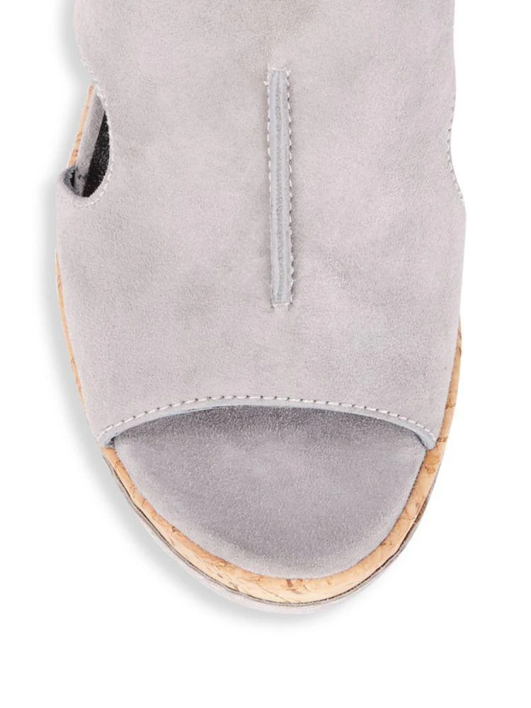 商品Stuart Weitzman|Cut-Out Leather Wedge Sandals,价格¥1262,第3张图片详细描述