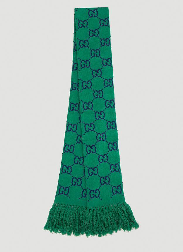 商品Gucci|Much G Scarf in Green,价格¥4841,第4张图片详细描述