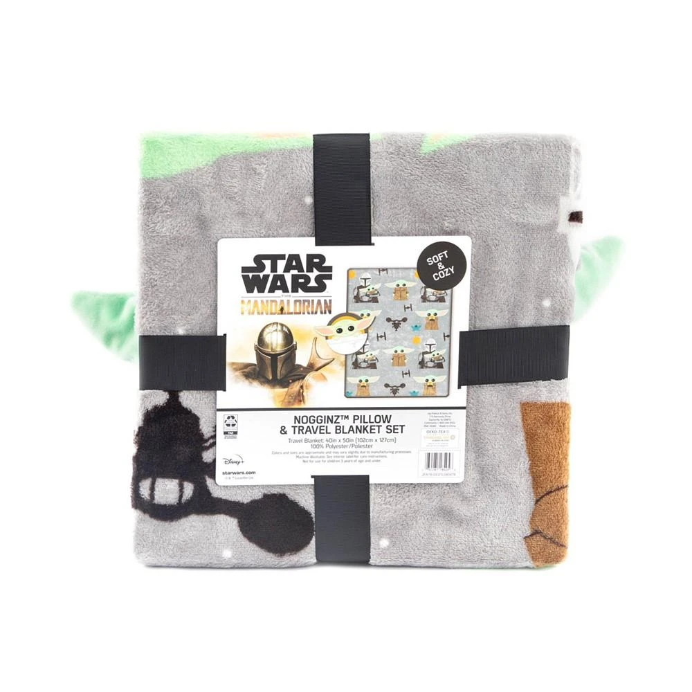 商品Disney|CLOSEOUT! Star Wars Baby Yoda 2-Pc. Pillow & Blanket Nogginz Set,价格¥147,第3张图片详细描述