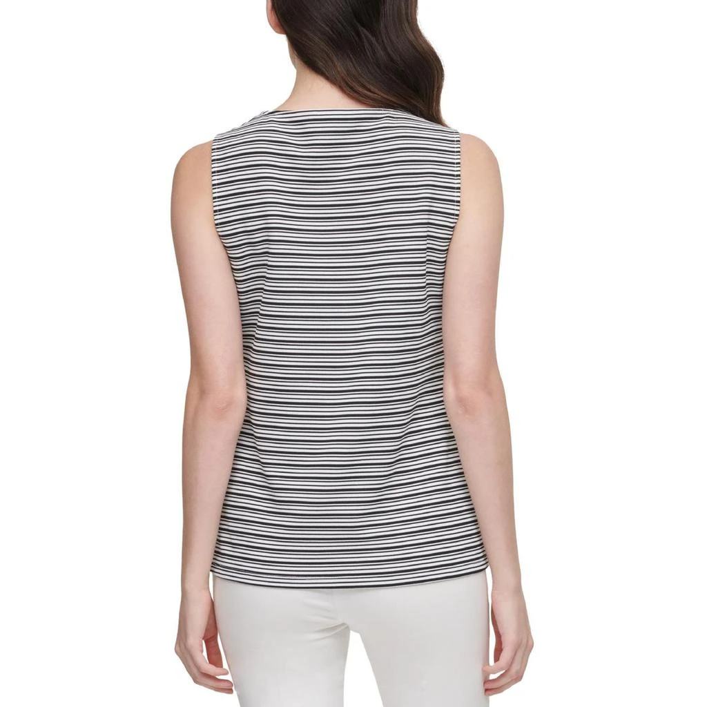 商品Calvin Klein|Calvin Klein Womens Grommet Striped Tank Top,价格¥76,第2张图片详细描述