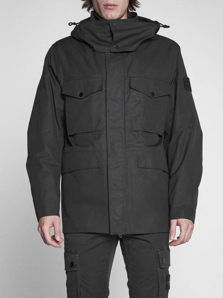 商品Stone Island|Stone Island Cotton Down Lining Hooded Jacket,价格¥10517,第2张图片详细描述