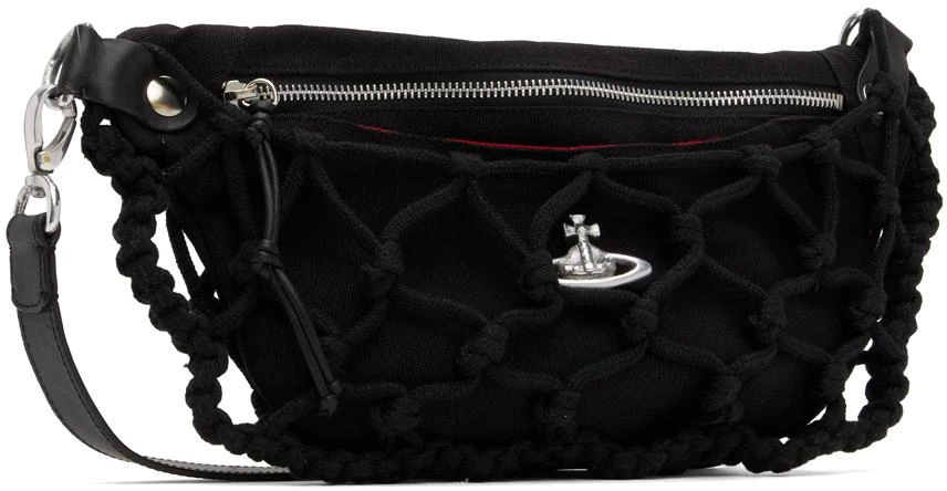 商品Vivienne Westwood|Black Bait Macramé Bag,价格¥2088,第2张图片详细描述