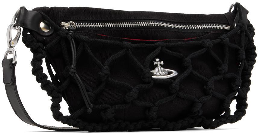 商品Vivienne Westwood|Black Bait Macramé Bag,价格¥2605,第4张图片详细描述