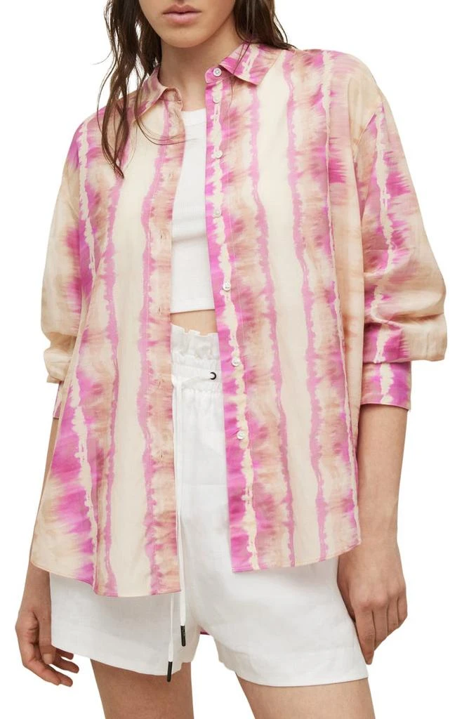 商品ALL SAINTS|Women's Rali Marea Print Button-Up Shirt,价格¥693,第1张图片