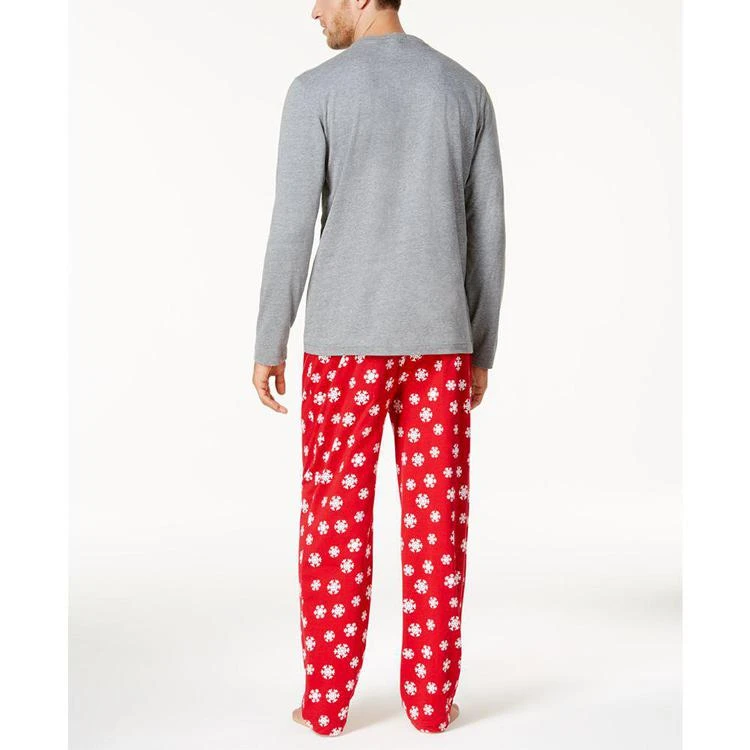 商品Family Pajamas|男士雪花图腾睡衣套装,价格¥141,第2张图片详细描述