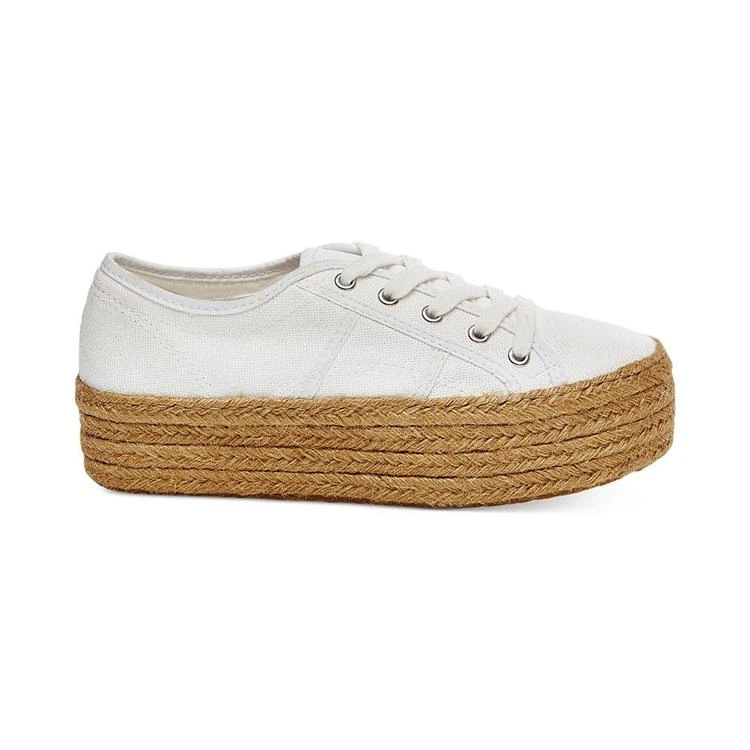 商品Steve Madden|Women's Hampton Flatform Espadrille Sneakers,价格¥258,第3张图片详细描述