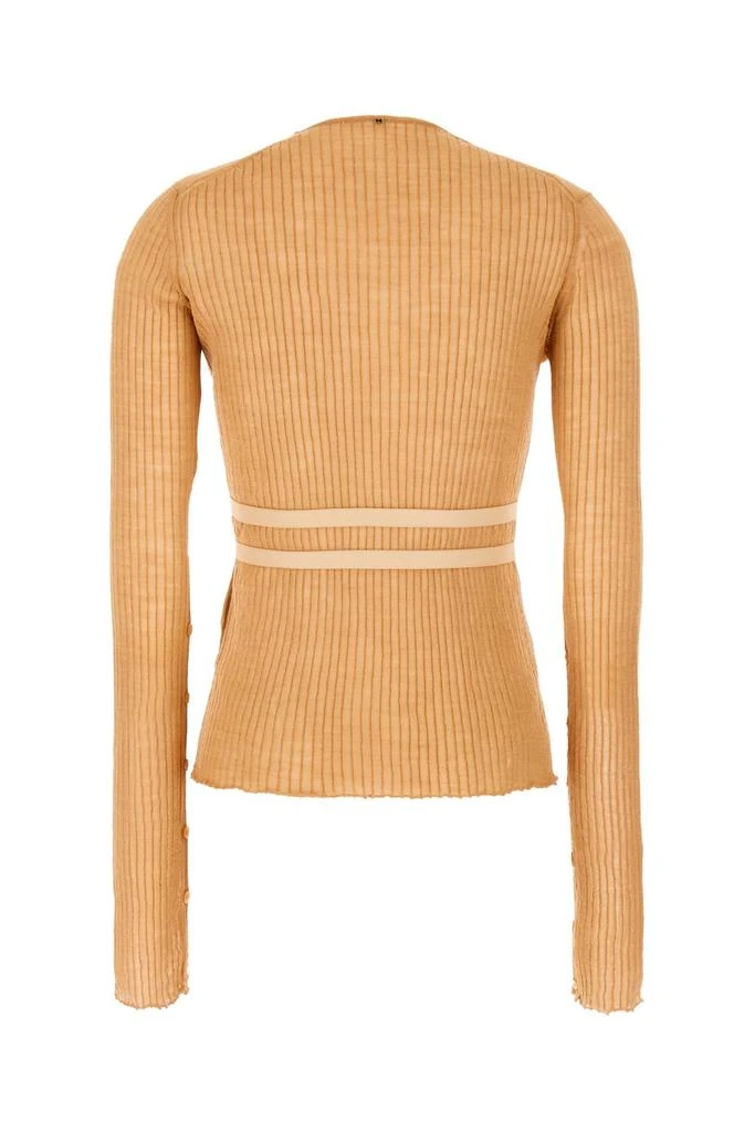 商品Max Mara|Sportmax Buckle Detailed V-Neck Jumper,价格¥1979,第2张图片详细描述