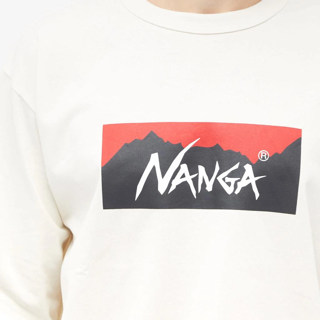 商品NANGA|NANGA Long Sleeve Eco Hybrid Box Logo T-Shirt,价格¥310,第5张图片详细描述