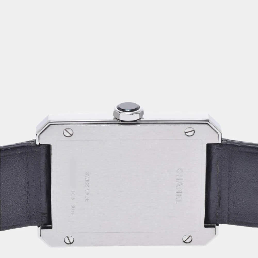 商品[二手商品] Chanel|Chanel Black Stainless Steel Boy-Friend H6585 Quartz Women's Wristwatch 27 mm,价格¥20632,第3张图片详细描述